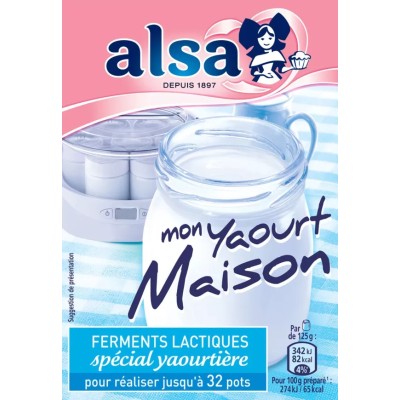 Lactic ferments special for yogurt makers - ALSA