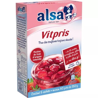 Gelling agent for jams Vitpris 188g - ALSA