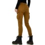 Jeans Femme façon cargo camel