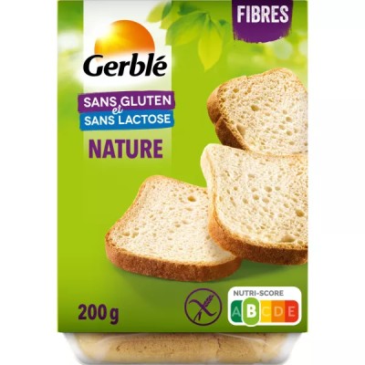Natural gluten-free lactose-free sandwich bread 200g - GERBLE