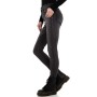 Women's slim high-waisted jeans in faded gray