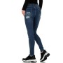 Jeans femme déchiré slim blue jeans