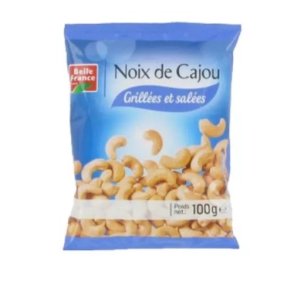 Roasted Salted Cashew Nuts 100g - BELLE FRANCE