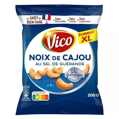 Noix De Cajou Sel De Gerande 200g - Vico