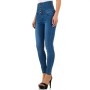 Jeans Women's high waist slim blue jeans