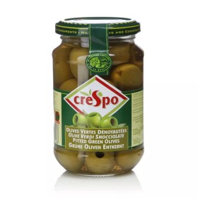 Aceitunas Verdes Deshuesadas, 160g - CRESPO