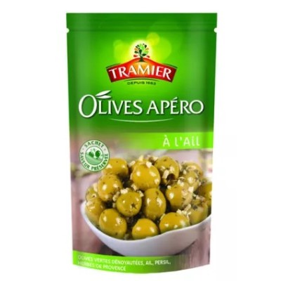 Olives Apéro à l'Ail, 150g - TRAMIER