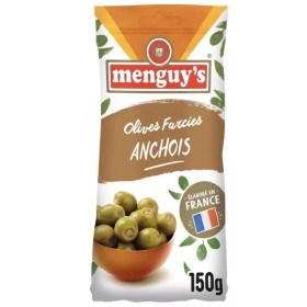 Olives Vertes à La Farce D'anchois 150g - Menguy's