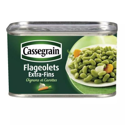 Flageolets Extra Fins, 265g - CASSEGRAIN