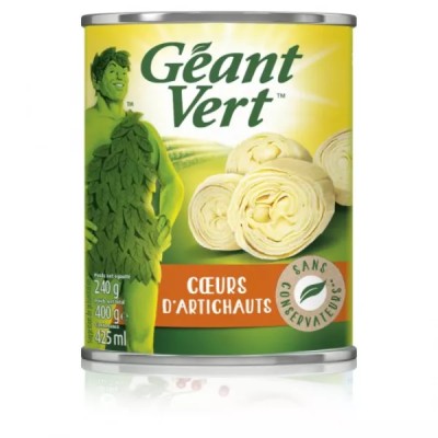 Corazones de Alcachofa 240g - GEANT VERT
