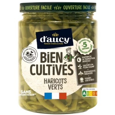 Judías verdes bien cultivadas, 530 g - D'AUCY