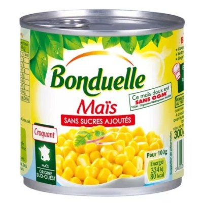 Maïs Sans Sucres Ajoutés 285g - BONDUELLE