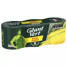 Corn Extra soft 3x150g - Géant Vert