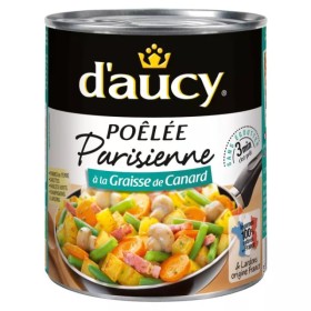 Parisian pan-fried cooked vegetables 290g box - D'AUCY