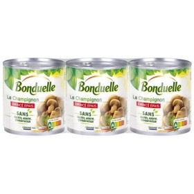 Thick Sliced ​​Mushrooms Without Sulfite 3x115g - BONDUELLE