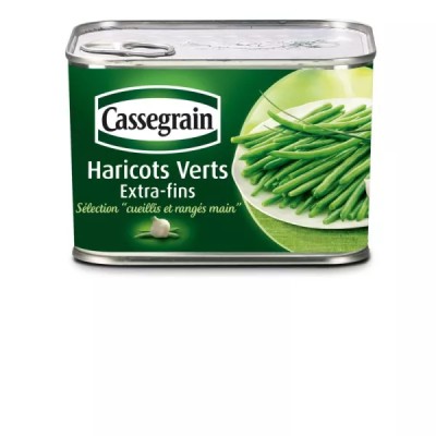 Judías Verdes Extrafinas Recogidas a Mano 390g - CASSEGRAIN