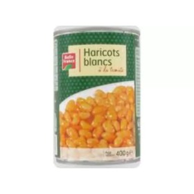 White Beans with Tomato 400g - BELLE FRANCE