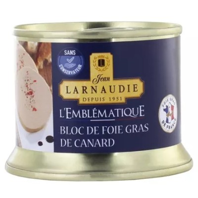 Bloc de foie gras de canard du Sud-Ouest 150g - JEAN LARNAUDIE