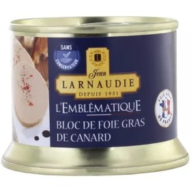 Block of South-West duck foie gras 150g - JEAN LARNAUDIE