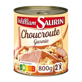 Garnished Sauerkraut 800g - WILLIAM SAURIN