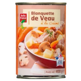 Blanqueta de Ternera con Nata 400g - BELLE FRANCE