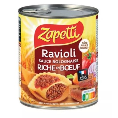 Aperitivo Ravioli Boloñesa De Ternera, 800g - ZAPETTI