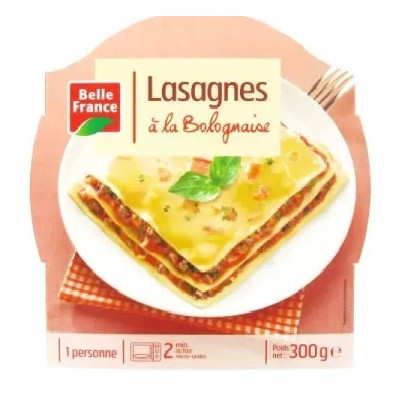 Lasagne à La Bolognaise 300g - BELLE FRANCE