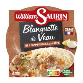 Blanqueta de Ternera, Arroz y Setas en Nata 285g - WILLIAM SAURIN