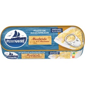 Filets de Maquereaux Sauce Moutarde 169g - PETIT NAVIRE
