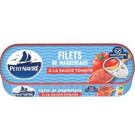 Filets De Maquereaux à La Sauce Tomate 169g - Petit Navire