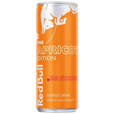 Boisson énergisante goût abricot-fraise 25cl - RED BULL