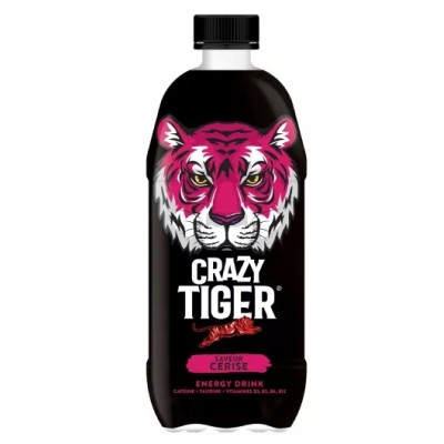 Boisson énergisante a la cerise 1L - CRAZY TIGER