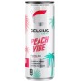 Boisson Énergisante Pétillante Peach Vibe Saveur Pêche Blanche 355ml - CELSIUS