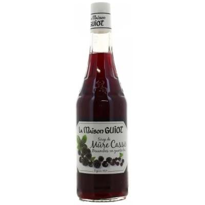 Sirop Mûre cassis 70cl - LA MAISON GUIOT