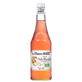 Sirop de pêche blanche de Méditerranée arômes naturels - LA MAISON GUIOT