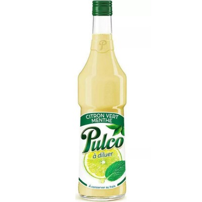 Concentré citron vert menthe à diluer 70cl - PULCO