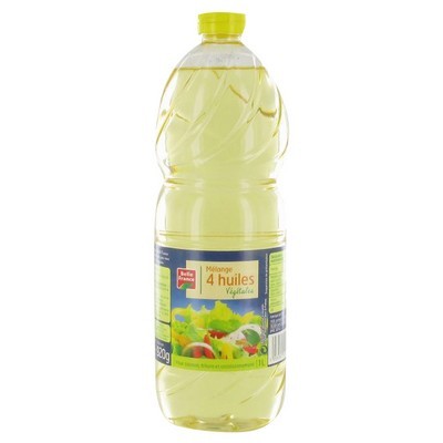 Blend of 4 Vegetable Oils, 1 L PET Bottle - BELLE FRANCE