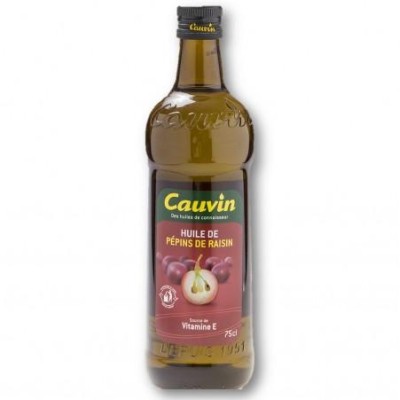 Huile de pépins de raisin 75 cl - CAUVIN