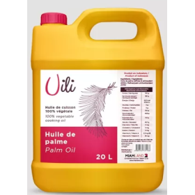 Huile de palme raffinée de cuisson 20 L - UILI