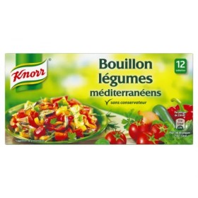 Bouillon de légumes méditerranéens 12 tablettes 132 g - KNORR