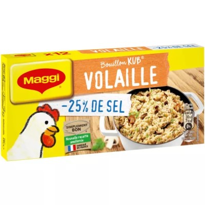 Bouillon kub Voilaille 625% de Sel, 120g - MAGGI