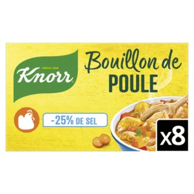 Caldo de pollo con sal roja Knorr