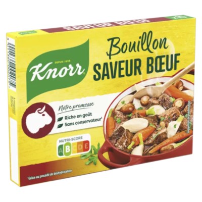 Bouillon saveur bœuf 15 tablettes 150 g - KNORR