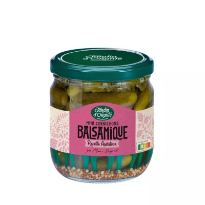 Cornichons Balsamique LE 350g - JARDIN D'ORANTE