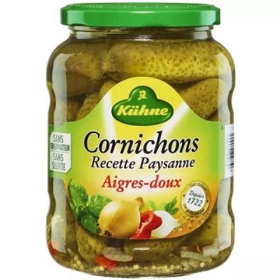 Cornichons Aigres-Doux 360 g - KUHNE