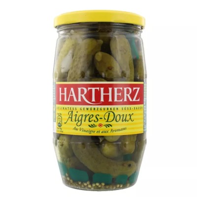 Sweet and sour pickles 380g - HARTHERZ