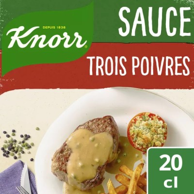 Sauce Déshydratée 3 Poivres 32g - KNORR