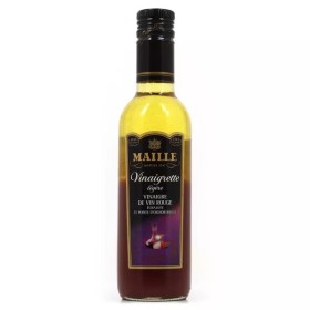 Vinaigrette Légère Vinaigre de Vin Rouge Echalote & Pointe d'OigNon Rouge, 36cl - MAILLE