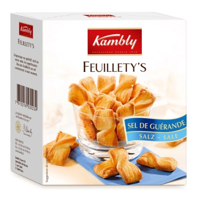Biscuits apéritifs sel de Guérande 80 g - KAMBLY
