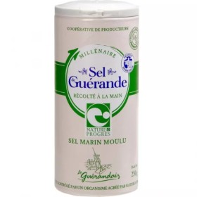 Sel Moulu de Guérande 100% Naturel, 250g - LE GUÉRANDAIS